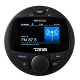 Marine and Powersports Headunit 3' Color TFT screen , 2 Zones, 4 volts Output, BT, RDS 4 X 50 Watts - detail view | Silarius