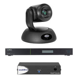 Vaddio EasyIP 20 Base Kit, (1) Professional IP PTZ Camera, (1) Decoder, (1) Network Switch, Black (999-30232-000)