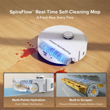 Roborock Qrevo Curv 2 Flow Roller Mop Robot Vacuum With Multifunctional Dock - detail view | Silarius