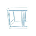 Middle Atlantic C5-MK22-3 Woodworker's Drawings and Hardware for C5-FF22-3