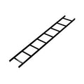 Middle Atlantic CLB-6-12 Cable Ladder, 12" Width, 6', Black