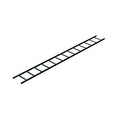 Middle Atlantic CLB-6-W24 Cable Ladder, 24" Width, 6', Black