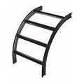 Middle Atlantic CLB-VI90-W18 90° Vertical Inside Ladder Bend, 18" Wide, Black