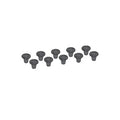 Middle Atlantic CLH-SPOOL-10 CL Series Cable Ladder Management Spools, 10-Pack, Black