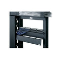 Middle Atlantic HHCM-2 HHCM Series Hinged Horizontal Cable Manager, 2U RMS, Black