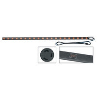 Middle Atlantic PDT-2020TL-M-NS PDT Low Profile Vertical Power Strip, 20-Outlet Rack Mounted Power, 20A