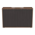 Middle Atlantic C3K2D1HB9A6ZPLBK C3 HPL 2-Bay Woodkit, 32" Height, Montana Walnut with Blackened Legno Doors