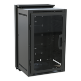 Middle Atlantic DWR-16-17PD DWR Series Pivoting Wall Rack with Plexi Door, 17" Deep, 16U RMS