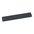 Middle Atlantic FEB2-CP12 Steel Blank Panel, 2U RMS, 12-Pack, Flat Black Powder Coat