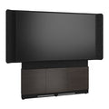 Middle Atlantic FM-DS-6675FW-DA3B Forum Series 3-Bay Single Display Stand, Floor-to-Wall Mounted, 4U RMS, Dark Finish