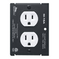 Middle Atlantic M-15A MPR Module, Duplex, 15A, 4" Deep, Black