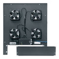 Middle Atlantic MW-4QFT-FC Fan Top with Controller for WR, WRK, MRK, VRK, VMRK, and DRK Racks, 220 CFM, 4" Fans