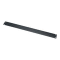 Middle Atlantic PHBL1-CP12 PHBL Series Flat Blank Panel, 1U RMS, 12-Pack, Flat Black Powder Coat
