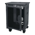 Middle Atlantic PTRK-14MDK PTRK Series Portable Rolling 4-Post Floor Standing Rack, 24" Depth, 14U RMS