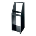 Middle Atlantic SRK Series Sloped Rolling Equipment Rack, 12U RMS, Black