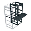 Middle Atlantic WS4-W32-18 Writing Shelf for 32" Deep Racks, 4-Bay, 18" Deep