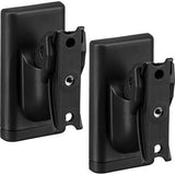 Sanus WSWMU2-B2 Speaker Wall Mounts for Bookshelf Speakers up to 10 lbs - Pair (Black)
