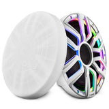 12" Neodymium Marine Powersport Subwoofer Digital LED Lights Carbon Fiber Cone 800W RMS 4-Ohm - front view | Silarius