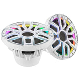 12" Neodymium Marine Powersport Subwoofer Digital LED Lights Carbon Fiber Cone 800W RMS 4-Ohm - side view | Silarius