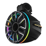 8' Marine Short Tower Speaker With Neodymium Magnet, Kevlar Cone, Compression Driver And Digital ... - detail view | Silarius