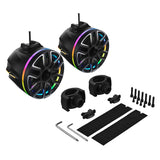 8' Marine Short Tower Speaker With Neodymium Magnet, Kevlar Cone, Compression Driver And Digital ... - detail view | Silarius