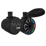 8' Marine Short Tower Speaker With Neodymium Magnet, Kevlar Cone, Compression Driver And Digital ... - detail view | Silarius