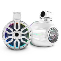 8' Marine Short Tower Speaker With Neodymium Magnet, Kevlar Cone, Compression Driver And Digital L... - front view | Silarius