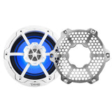 NXL 6.5" 2-Way Coaxial Marine Speaker With LED RGB Lights 100 Watts Rms 4-Ohm - detail view | Silarius