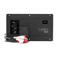 NXL 4-Channel Full-Range Class D IP67 Marine and Powersports Flush Mount Amplifier 4x100W@4-Ohm - front view | Silarius