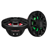 NXL 6.5' 2-Way Coaxial Marine Speaker with Bullet Tweeter and Digital Led Lights | 150W RMS 4-Ohm - side view | Silarius