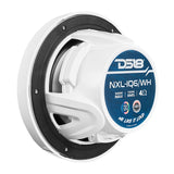NXL 6.5" 2-Way Coaxial Marine Speaker with Bullet Tweeter and Digital Led Lights | 150W RMS 4-Ohm - detail view | Silarius