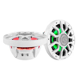 NXL 6.5" 2-Way Coaxial Marine Speaker with Bullet Tweeter and Digital Led Lights | 150W RMS 4-Ohm - rear view | Silarius