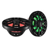 NXL 8' 2-Way Coaxial Marine Speaker with Bullet Tweeter and Digital Led Lights | 175W RMS 4-Ohm - side view | Silarius