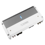 NXL 2-Channel Full-Range Class D IPX5 Marine Amplifier | 2 x 250W RMS @ 4-Ohm - rear view | Silarius