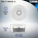 NXL 3.8' Marine Water-Resistant Super Bullet Tweeter with 1' Aluminum Voice Coil | 120W RMS 4-Ohm - detail view | Silarius