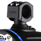 NXL 8' Neodymium Marine and Powersports Towers with Built-in Passive Radiator, 1' Driver and LED RG... - rear view | Silarius