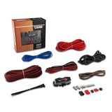 8-GA OFC 100% Copper Amplifier Installation Kit - RED - front view | Silarius