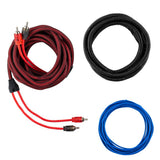 8-GA OFC 100% Copper Amplifier Installation Kit - RED - detail view | Silarius