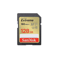 SanDisk SDSDXVA-128G-ANCIN Extreme SDXC Memory Card, 128GB, UHS-I, 180/90MBS