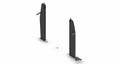 Havis P-MFK-9 Rear partition filler panel Mounting kit for 1997-2023 Chevrolet Savana G-Series van with dual side or sliding side doors used with p/n: P-REAR-1