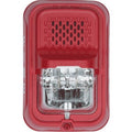 System Sensor P2GRL L-Series Indoor Selectable Output Compact Horn Strobe, Wall Mount, 2-Wire, "FIRE" Marking, Red
