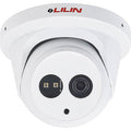 LILIN P5R6552E2 5MP Fixed IR Vandal-Resistant Turret IP Camera, 2.8mm Lens, White