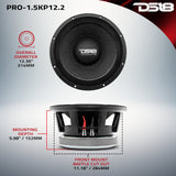 PANCADAO Mid-Bass Loudspeaker 12' 1500 Watts Rms 2-Ohm - detail view | Silarius