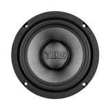 PRO 6.5' Neodymium Carbon Fiber Water resistant Cone Mid-Bass Loudspeaker 250 Watts Rms 4-Ohm - rear view | Silarius
