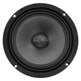 PRO 8" Shallow Carbon Fiber Water resistant Cone Mid-Bass Loudspeaker 275 Watts Rms 4-Ohm - rear view | Silarius