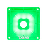 DS18 PRO-H44CL 1' Throat Transparent Plastic Driver Horn With RGB Lights - side view | Silarius