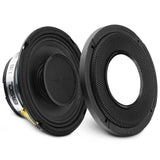 PRO 6.5" Shallow Coaxial Hybrid Mid-Range Loudspeaker with Built-in Driver | 150W RMS 8-Ohm - front view | Silarius