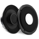 PRO 8' Shallow Coaxial Hybrid Mid-Range Loudspeaker with Built-in Driver | 200W RMS 8-Ohm - front view | Silarius