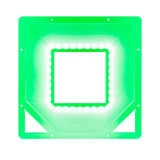 10' Loudspeaker Horn Diffuser Horn with RGB Lights - side view | Silarius