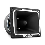 4 x 5.35" Super Bullet Tweeter 250 Watts 1.5" Aluminum 4-Ohm Vc - front view | Silarius